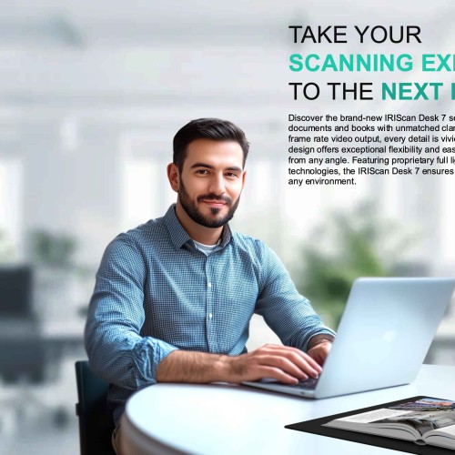 IRIScan Desk 7 Business - Overhead Document Scanner  (24 MP | 600 DPI)