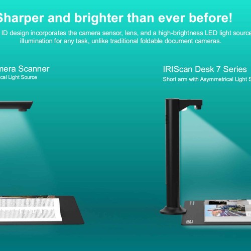 IRIScan Desk 7 Pro - Overhead Document Scanner (18 MP | 600 DPI)