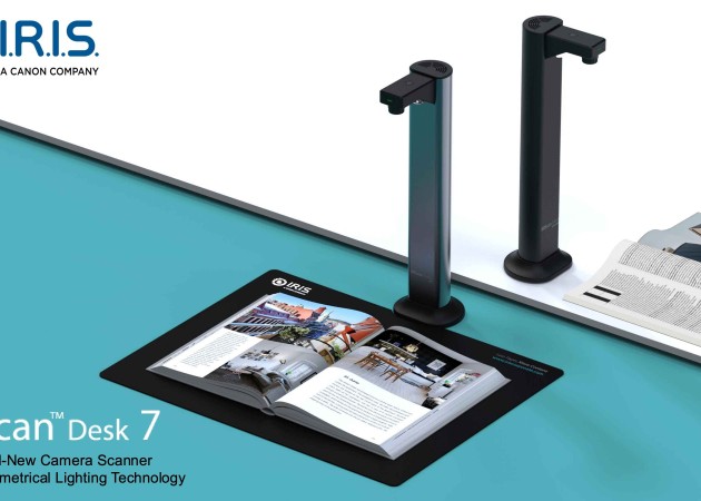 IRIScan Desk 7 Pro - Overhead Document Scanner (18 MP | 600 DPI)